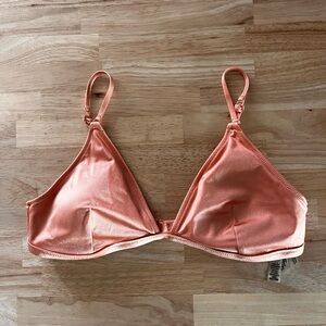 PINK Victoria's Secret Orange Bikini Top